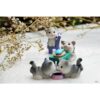 Neko 9 piezas miniatura de gatos de jardín con_5