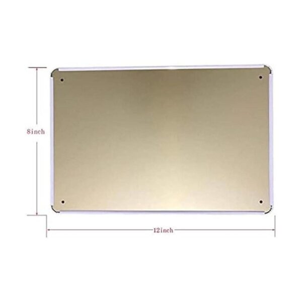 LQFIWSS Retro Metal Tin Sign Decoración de pared con