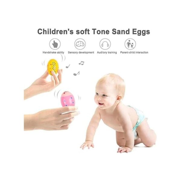 Hayder Huevos de Pascua de madera juguetes maracas_4