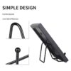 Decolore 5 Pack 3 Inch Metal Display Stands Black Iron