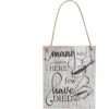 Juvale Letreros de madera para cocinas 3 diseños 7.8 x