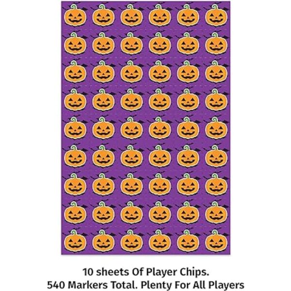 Juego de bingo de Halloween paquete de 30 cartas de_4