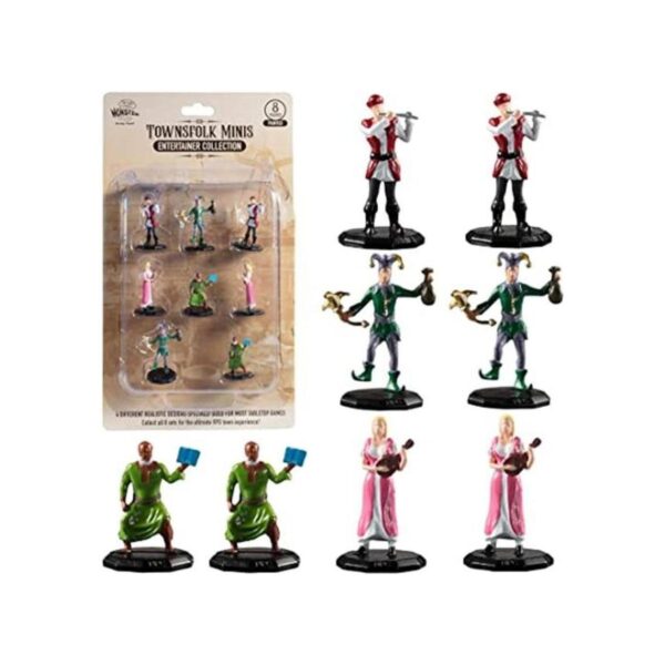 Monster Townsfolk Mini Figuras de Fantasía 8 piezas_1