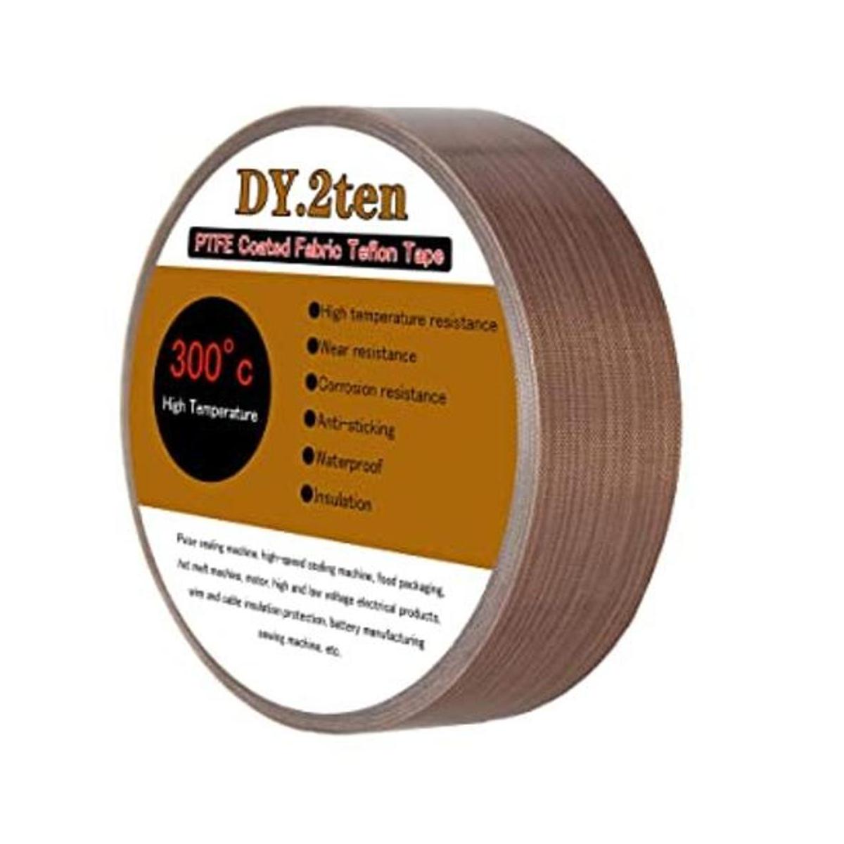 DY.2ten PTFE recubierto de fibra de vidrio Telfon cinta