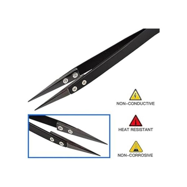 MMOBIEL Juego de 3 pinzas de soldadura de punta de