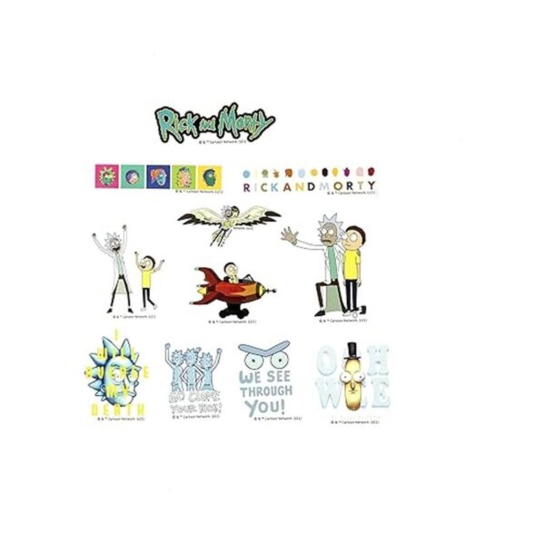 Conquest Journals Rick and Morty Get Schwifty Calcomanías_3