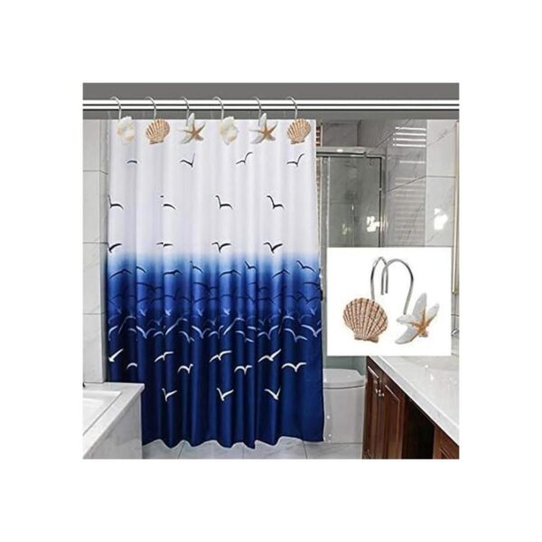 Ganchos para cortina de ducha Seashell 12 ganchos