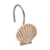 Ganchos para cortina de ducha Seashell 12 ganchos