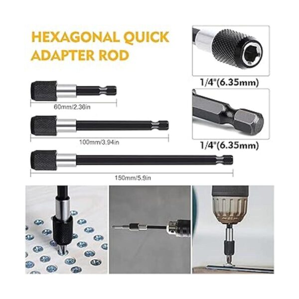 MXiiXM Kit de extensión de broca flexible de vástago