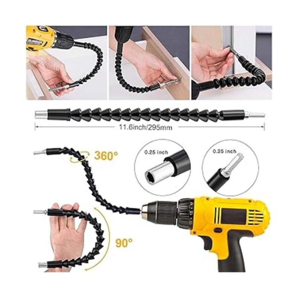 MXiiXM Kit de extensión de broca flexible incluye