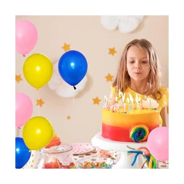 Kit de arco de guirnalda de globos azul amarillo rosa