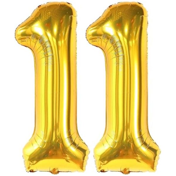 Globo grande de 11 globos dorados 40 pulgadas Globo_1