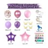 Kit de guirnalda de globos de mariposa rosa y morado 126_2