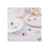 PH PandaHall 40 piezas de 2 colores ajustables base de