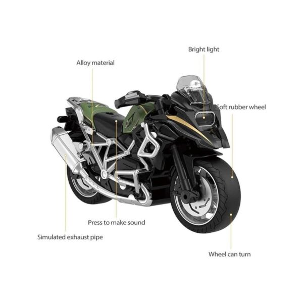 Juguete de motocicleta fundido a troquel Coches de