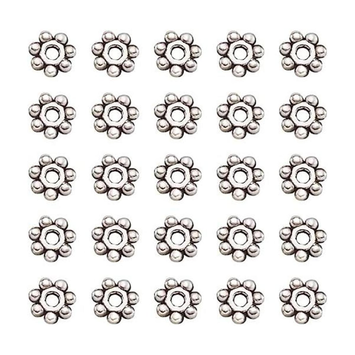 Fashewelry 1000 cuentas espaciadoras con diseño de