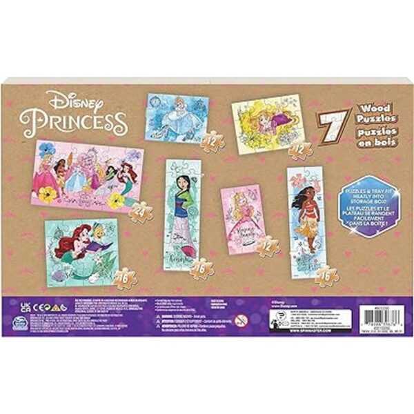 Disney Princess 7 rompecabezas de madera paquete de 12_2