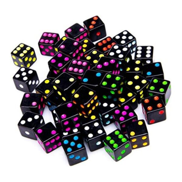 Dados opacas paquete de 50 unidades juego de piezas_1
