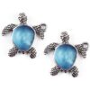 JGFinds Colgantes con dije de tortuga de cristal marino_1