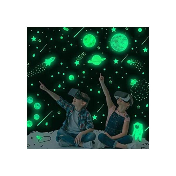 Estrellas que brillan en la oscuridad para decoración de