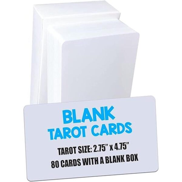 IMAGAME Cartas de tarot blancas en blanco 80 cartas_1