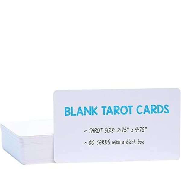 IMAGAME Cartas de tarot blancas en blanco 80 cartas_2