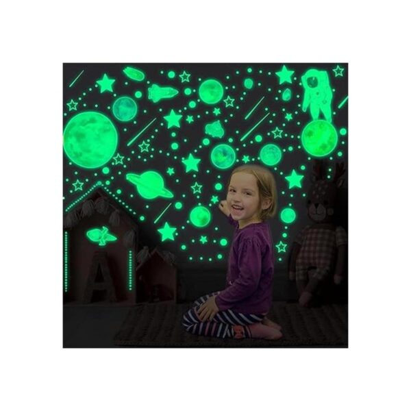 Estrellas que brillan en la oscuridad para decoración de