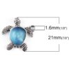 JGFinds Colgantes con dije de tortuga de cristal marino_2