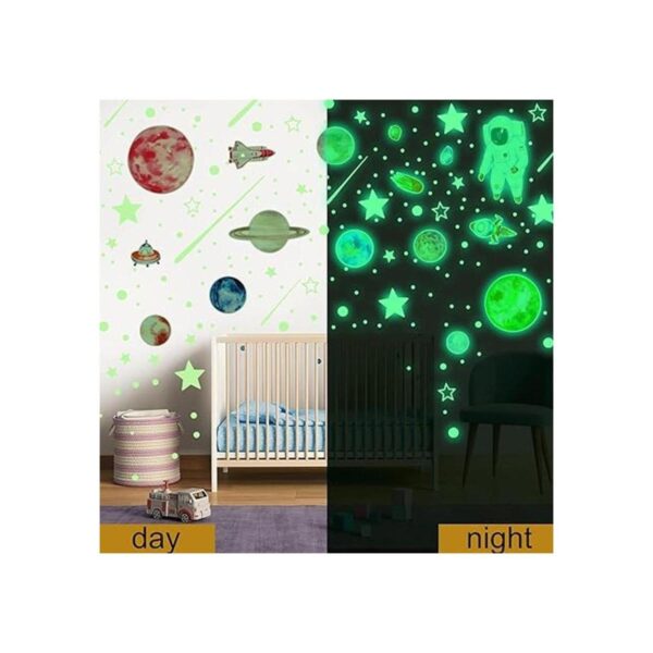 Estrellas que brillan en la oscuridad para decoración de