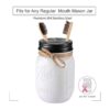 Mason Jar Juego de tapas de accesorios de baño 4