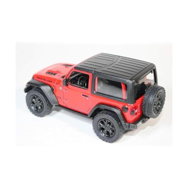 KiNSMART Jeep Wrangler Rudicon Hard Top Rojo 2018 de 5