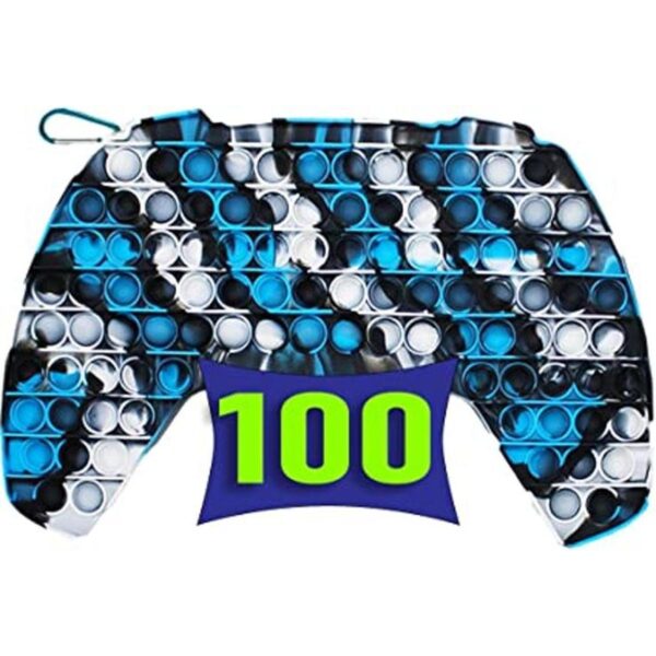 KINIA 100 juguetes sensoriales con llavero con forma de_1