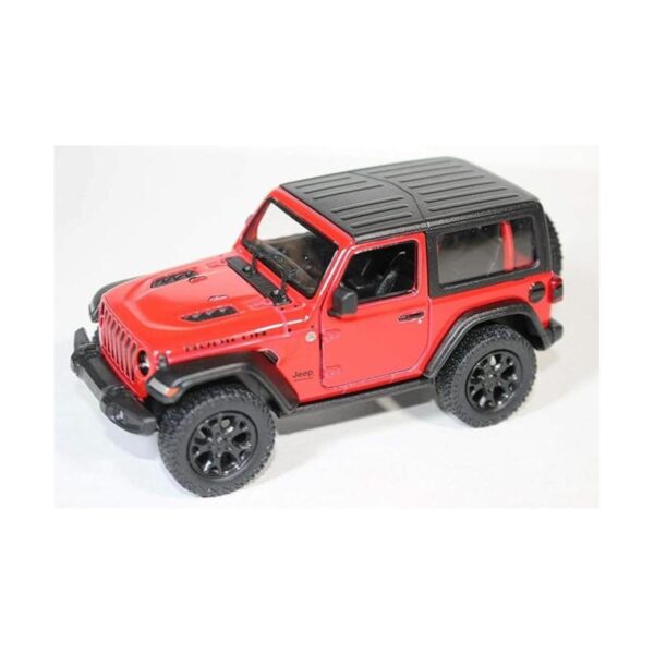 KiNSMART Jeep Wrangler Rudicon Hard Top Rojo 2018 de 5