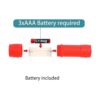 KunHe CO1 Mini linterna LED pequeña paquete de 5_3