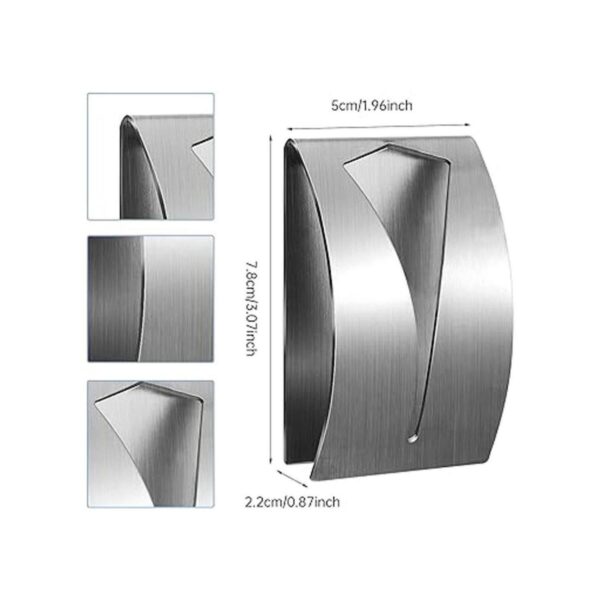 4 soportes para toallas de cocina autoadhesivo gancho de_2