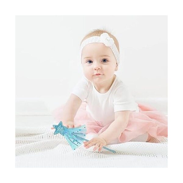 Kit de 6 varitas de princesa con purpurina para niñas_5