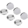 ONLYKXY 50pcs 30MM Broche Plata Cierres Pin Disco Base_1