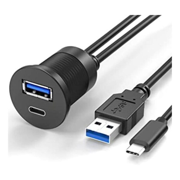 OBVIS USB tipo C 3.0 y USB 3.0 macho a hembra kit_1