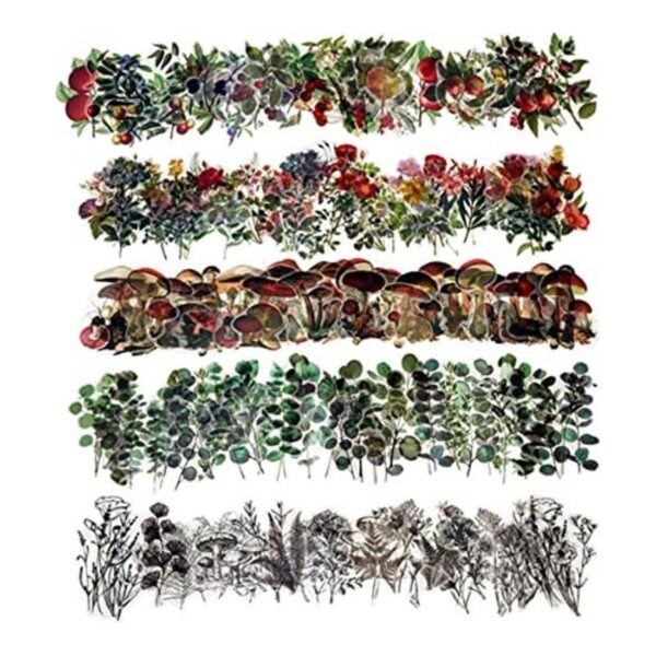Juego de 200 calcomanías de plantas de eucalipto de