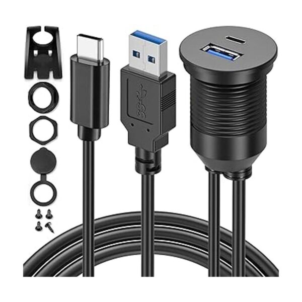 OBVIS USB tipo C 3.0 y USB 3.0 macho a hembra kit_5