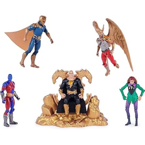 DC Comics Black Adam and Justice Society Juego de_4