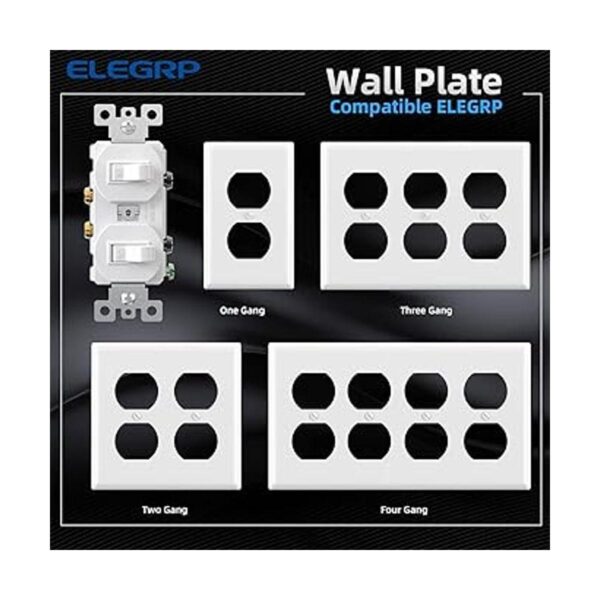 ELEGRP Interruptor de luz de doble palanca interruptor de_4