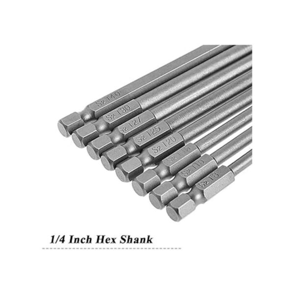 Mesee Juego de 8 puntas de destornillador Torx de 14