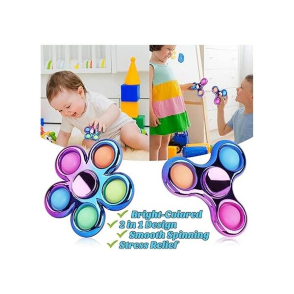 Jawhock Paquete de 3 spinners para ansiedad con aspecto_5