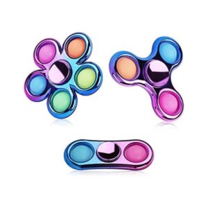 Jawhock Paquete de 3 spinners para ansiedad con aspecto_1
