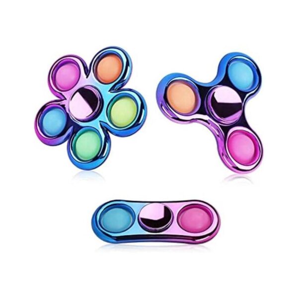 Jawhock Paquete de 3 spinners para ansiedad con aspecto_1