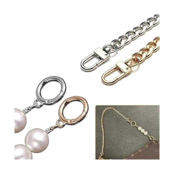 Extensor de correa de cadena de monedero 2 piezas de