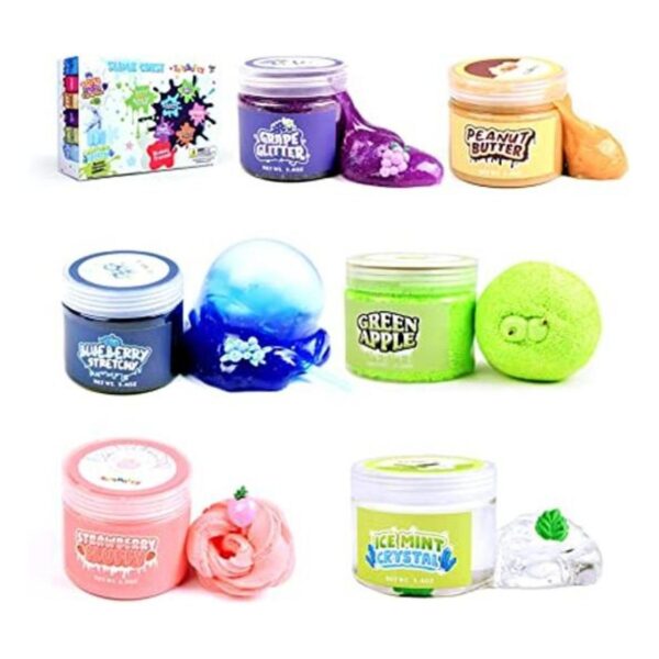 FINOCLAY Kit de limo para niñas y niños paquete de 6_1
