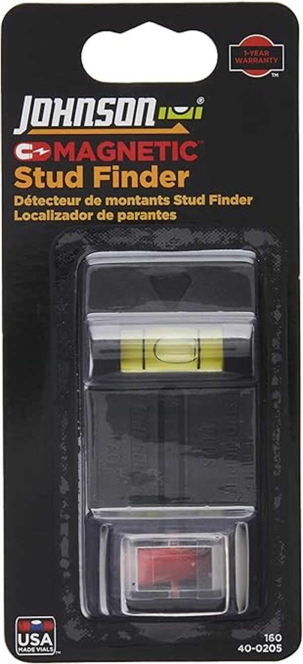 Johnson Level Tool Buscador de pernos 160 negro 1_2