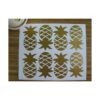 Melissalove Juego de 32 pegatinas de pared de piña para